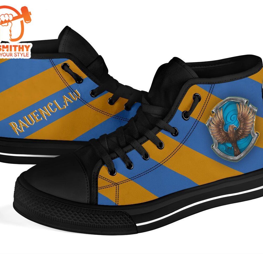 Harry Potter Shoes Ravenclaw House High Top Shoes Movie