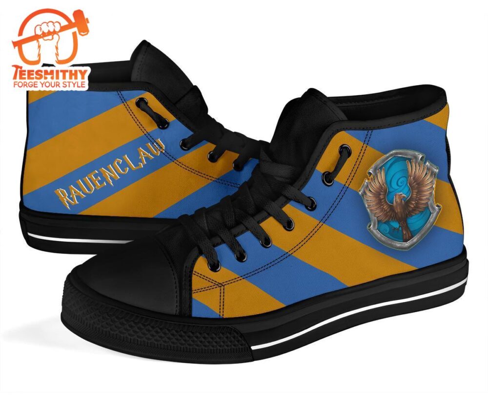 Harry Potter Shoes Ravenclaw House High Top Shoes Movie