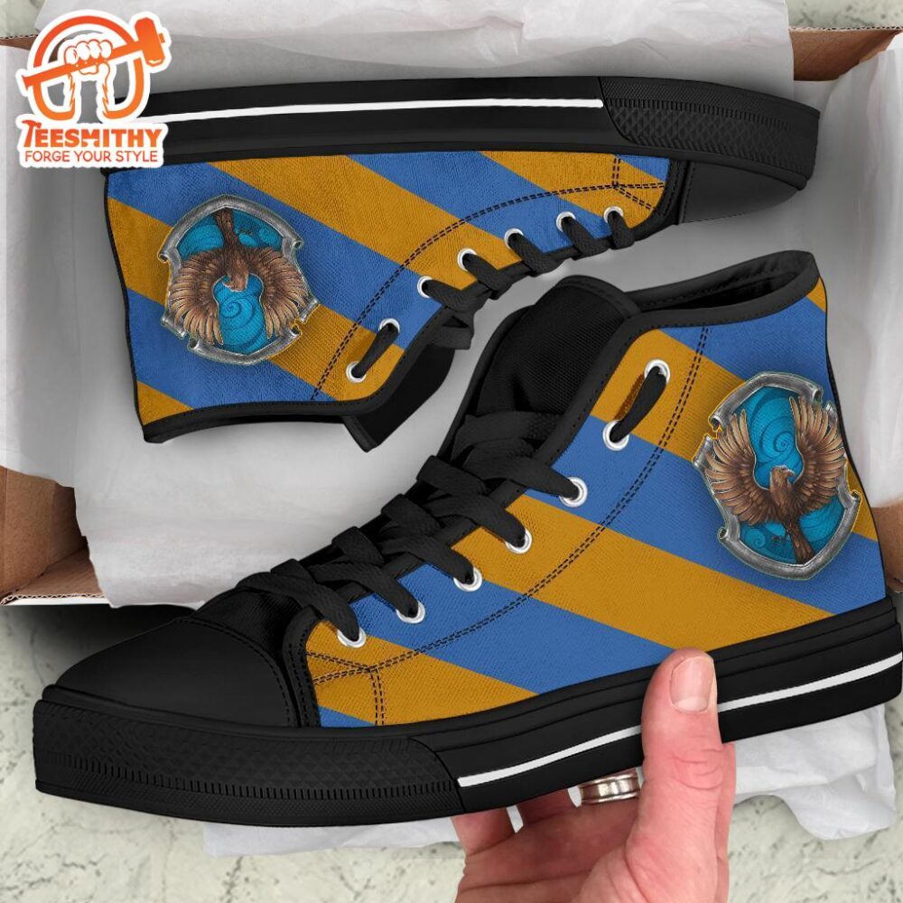 Harry Potter Shoes Ravenclaw House High Top Shoes Movie