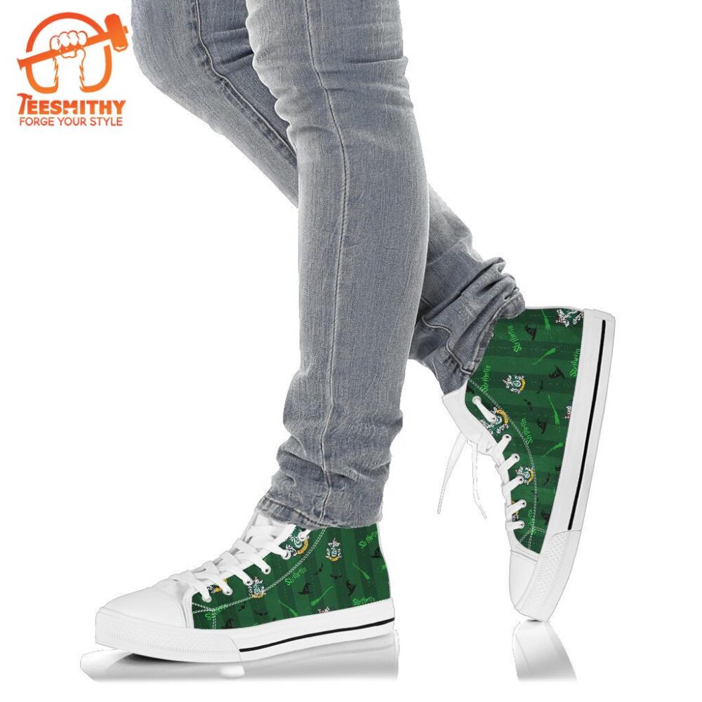 Harry Potter Slytherin Shoes High Top Custom Symbol Sneakers