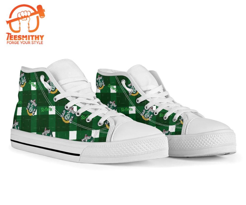 Harry Potter Slytherin Shoes High Top Custom