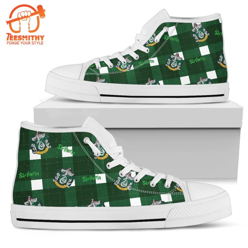 Harry Potter Slytherin Shoes High Top Custom