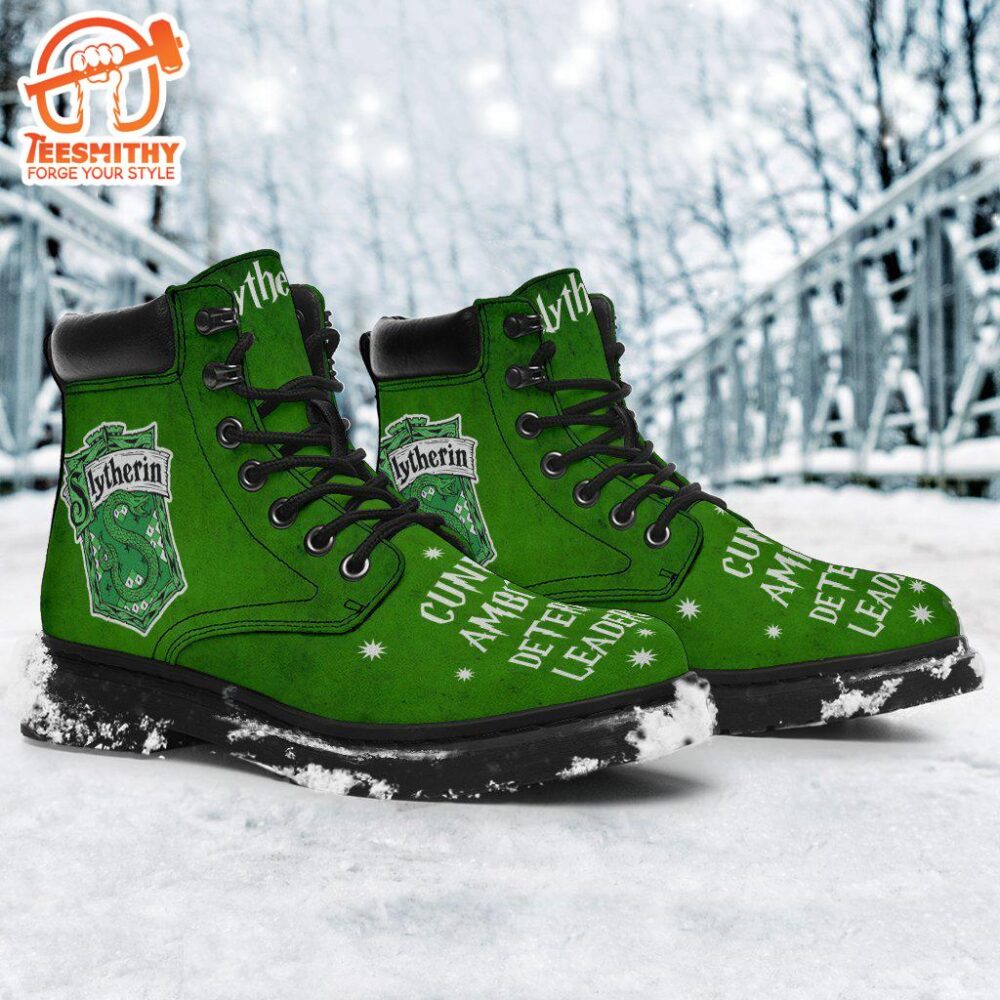 Harry Potter Slytherin Timbs Boots Custom Shoes For Fan