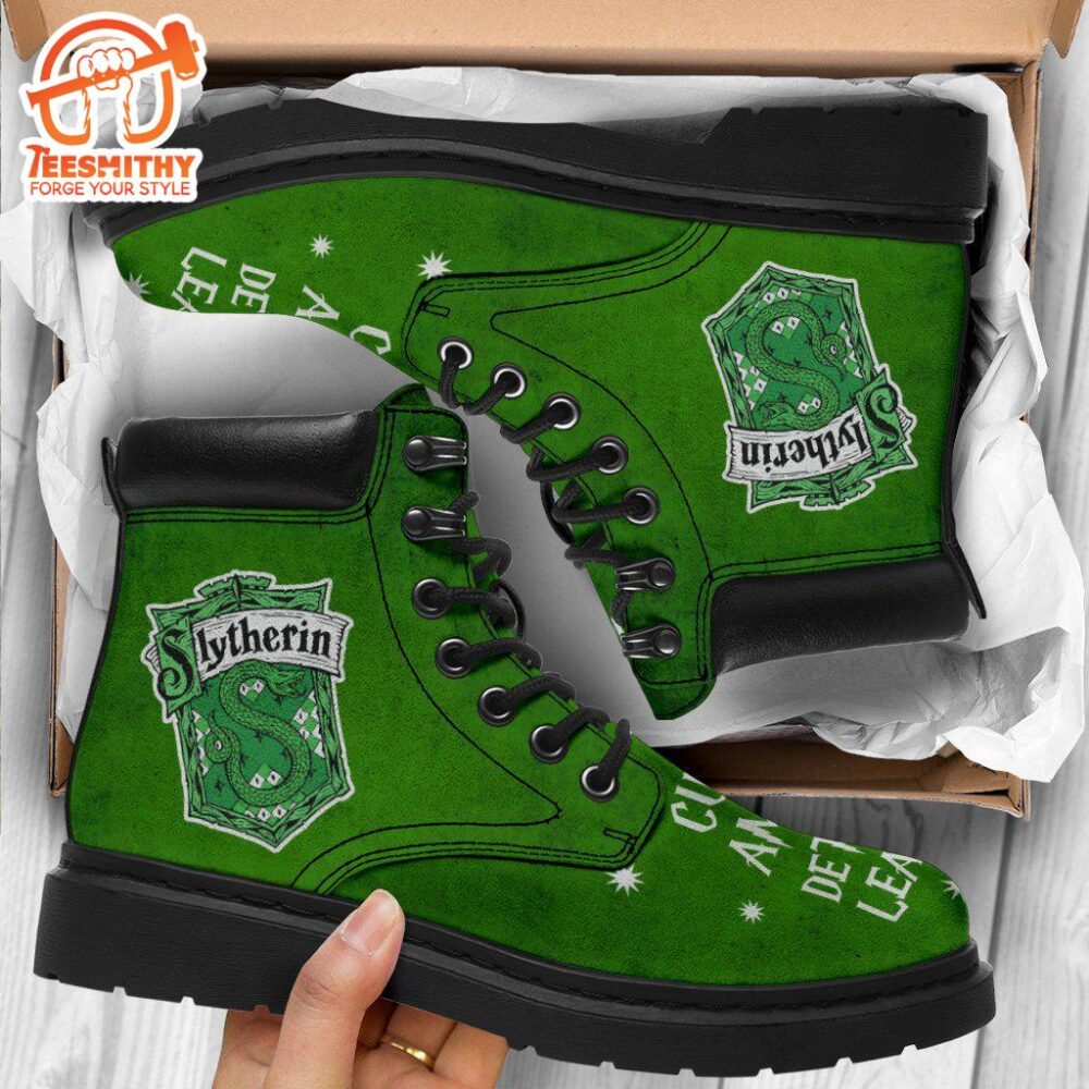 Harry Potter Slytherin Timbs Boots Custom Shoes For Fan