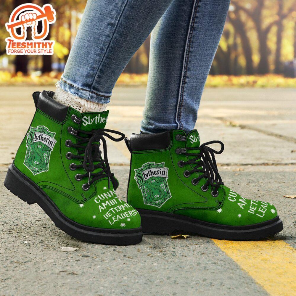 Harry Potter Slytherin Timbs Boots Custom Shoes For Fan