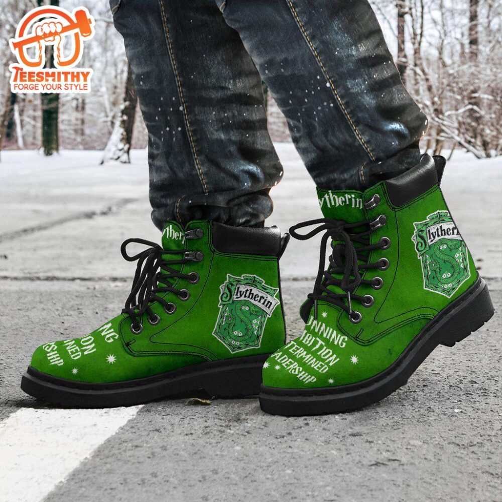 Harry Potter Slytherin Timbs Boots Custom Shoes For Fan