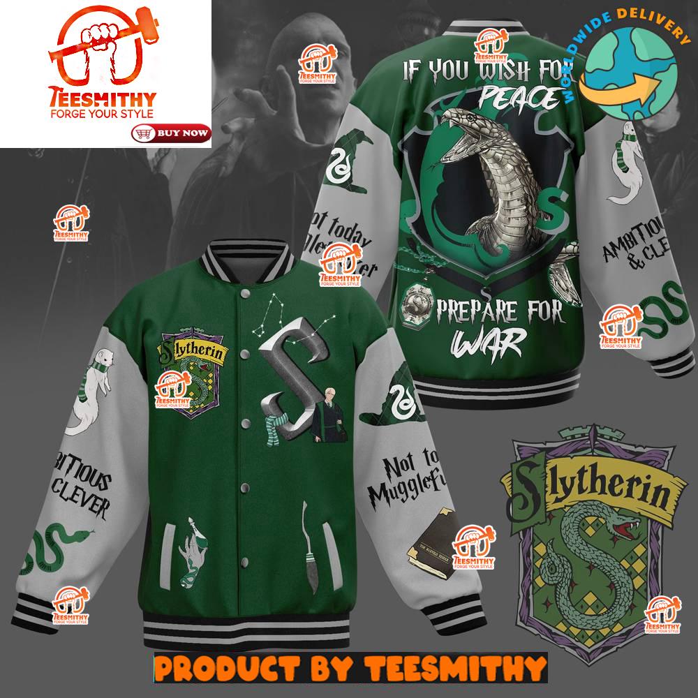 Harry Potter TV Series Slytherin Baseball Jacket