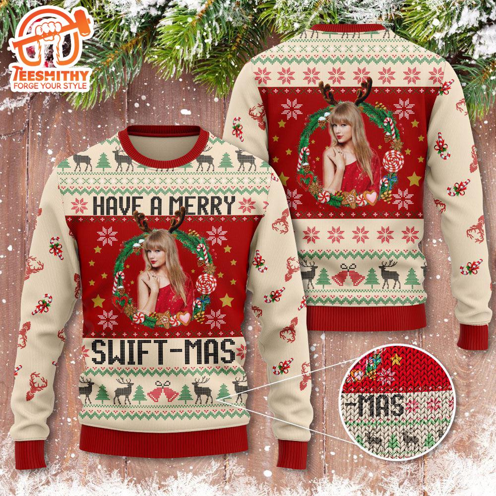 Have A Merry Taylor Swift The Eras Tour 3D Ugly Sweater