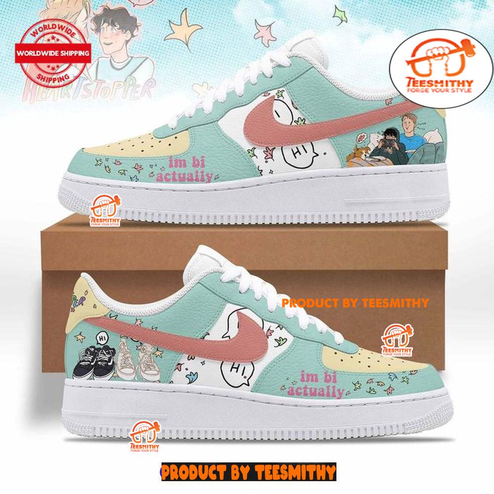 Heartstopper TV Series Limited Edition Air Force 1 Shoes Sneakers