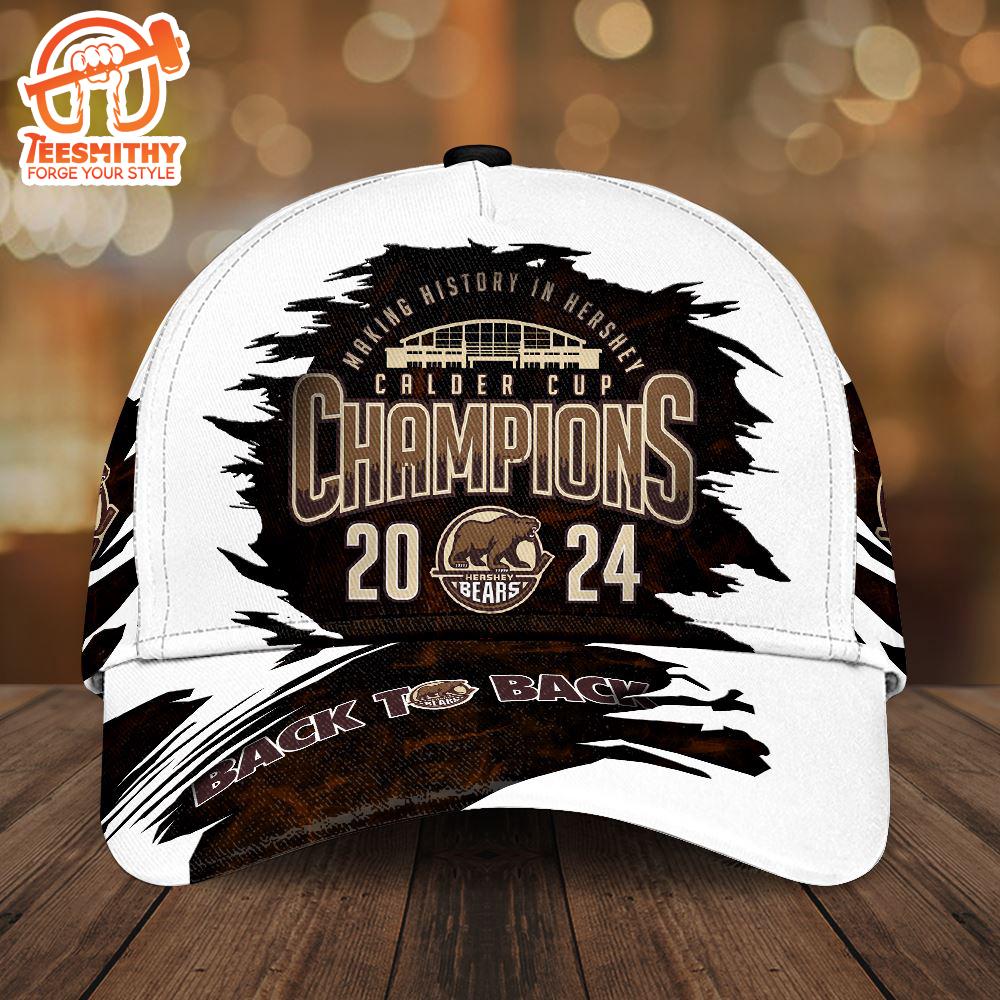 Hershey Bears 2024 Logo New, 3D Classic Hat Cap Gift Xmas