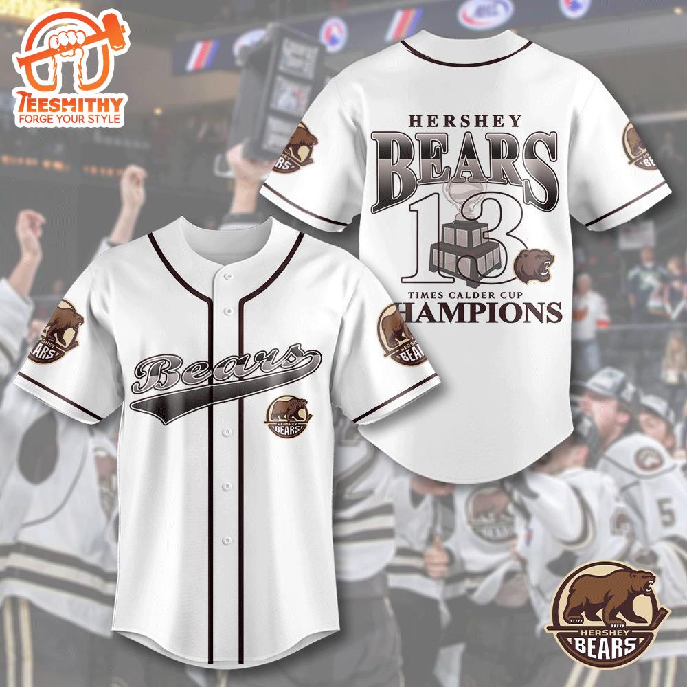 Hershey Bears Trendding For Fans Baseball Jersey Shirt, For Gift Fans Jersey