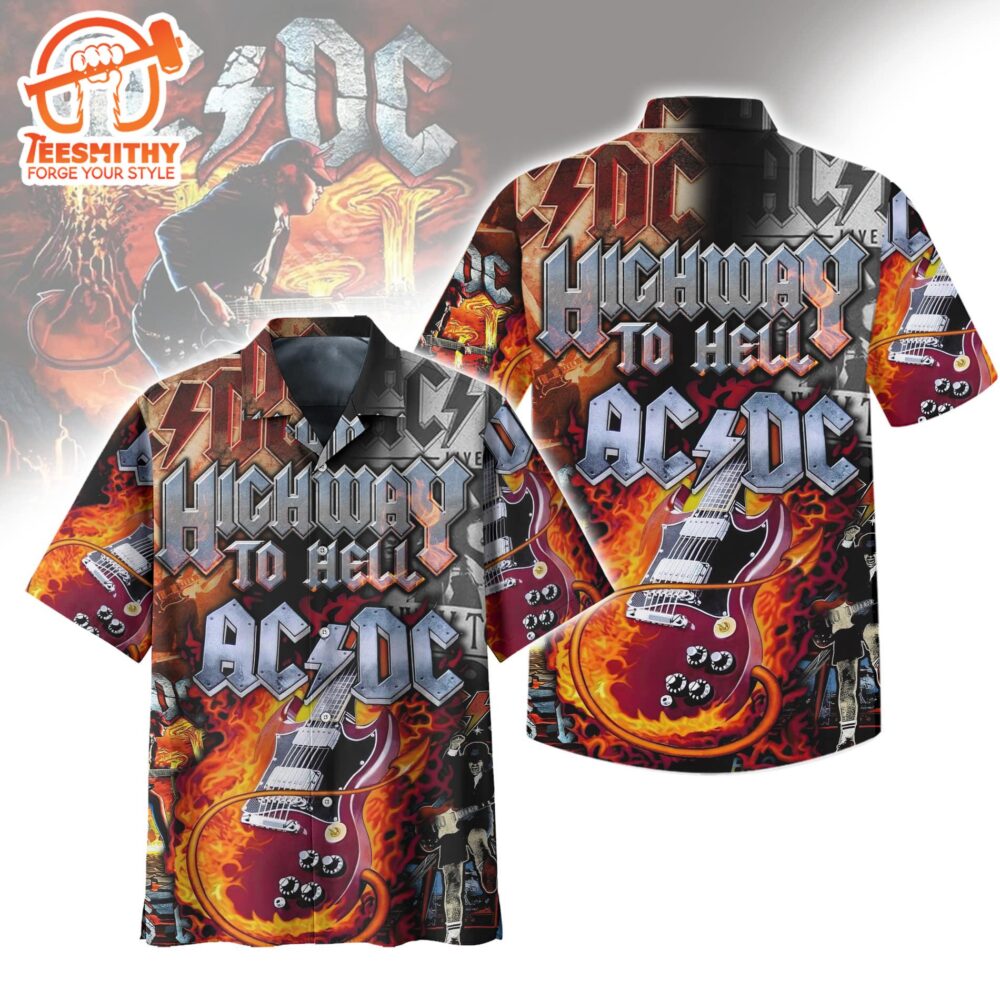 Highway To Hell ACDC Music Hawaiian Shirt