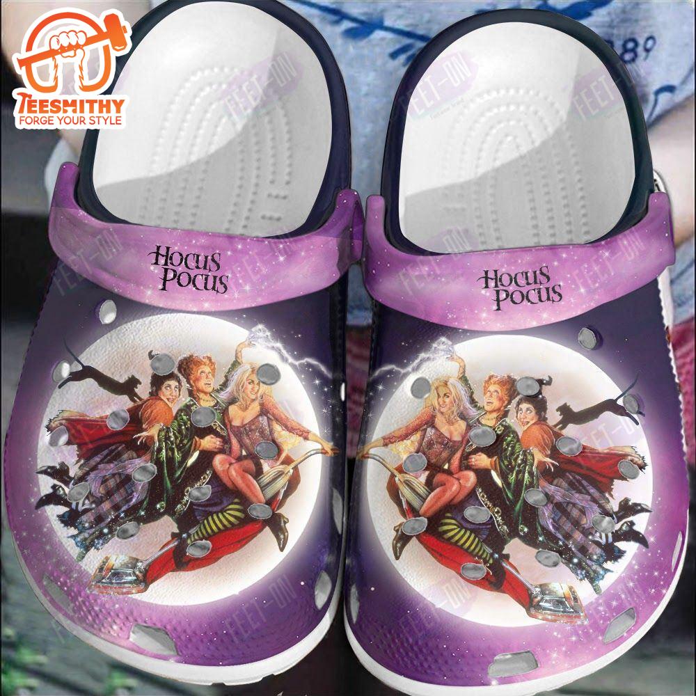 Hocus Pocus Halloween Pink Clogs