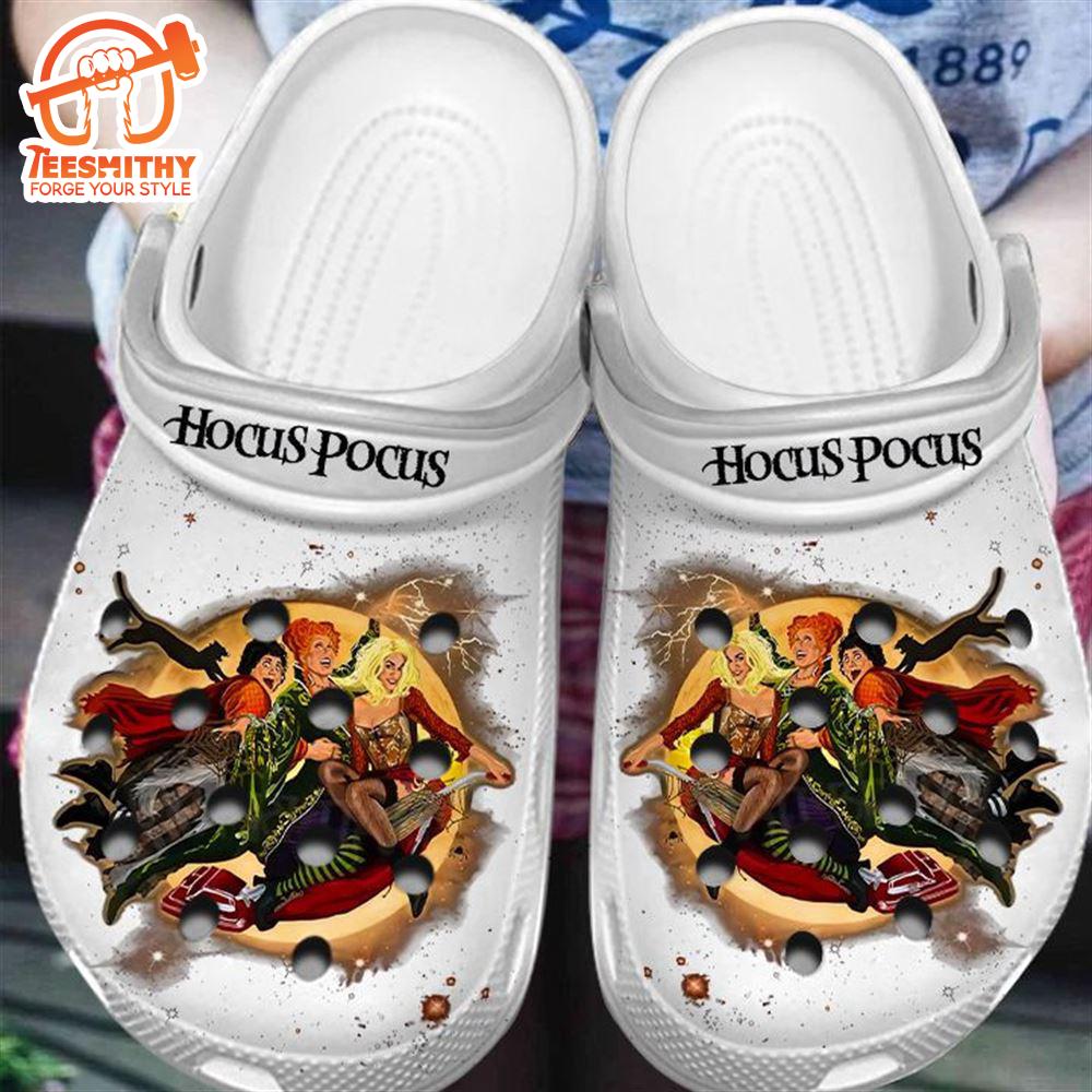 Hocus Pocus Witches Halloween Horror Clogs