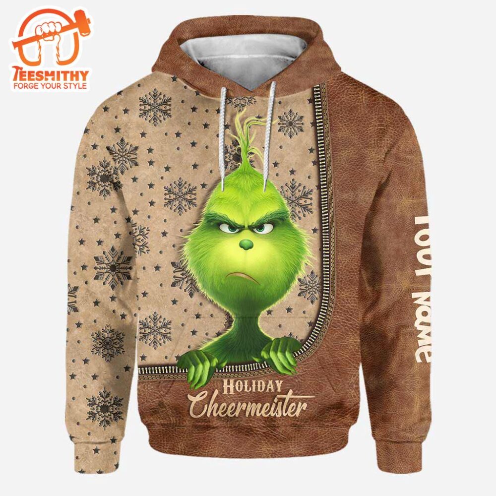 Holiday Cheermeister – Personalized Grinch Christmas Hoodie and Leggings