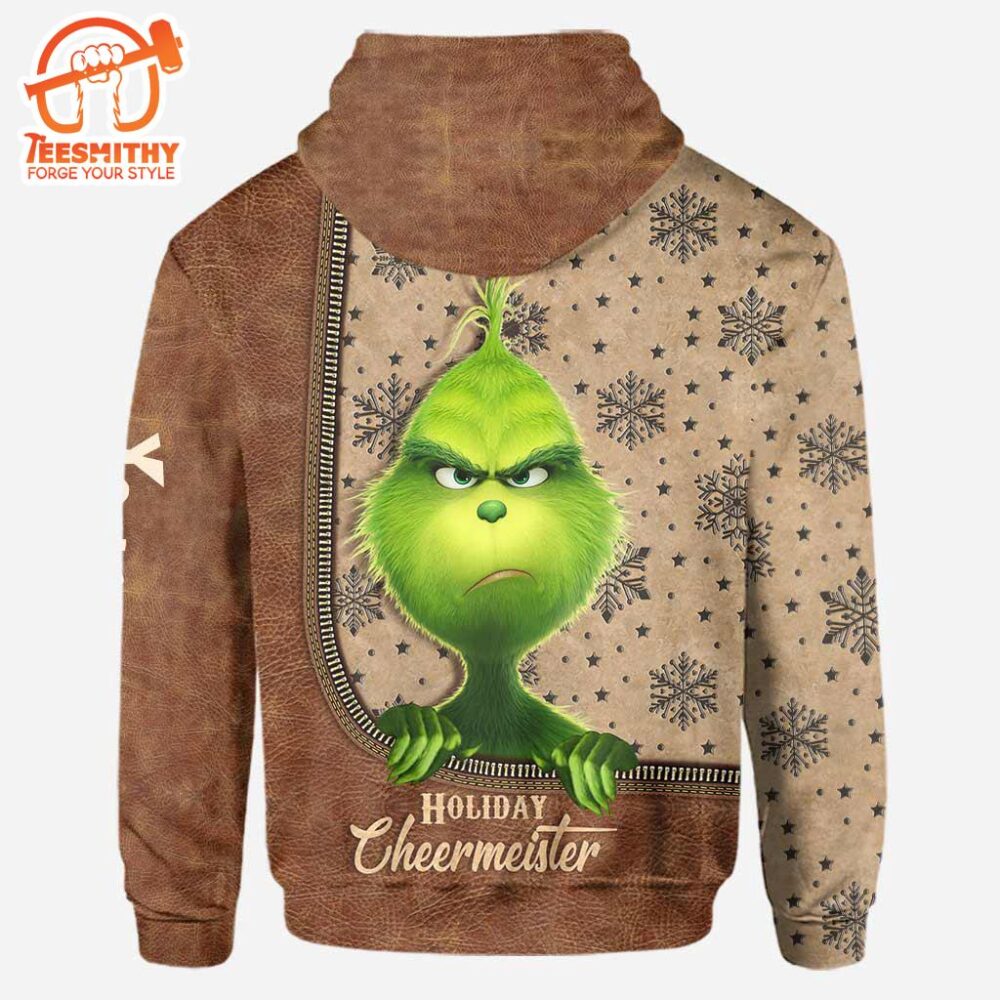 Holiday Cheermeister – Personalized Grinch Christmas Hoodie and Leggings