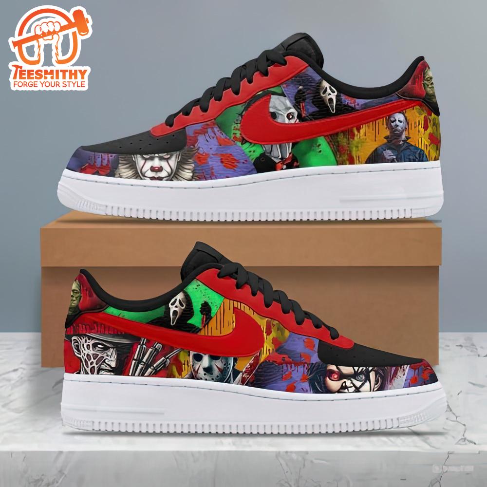 Horror Movies Club In Halloween Air Force 1 Shoes