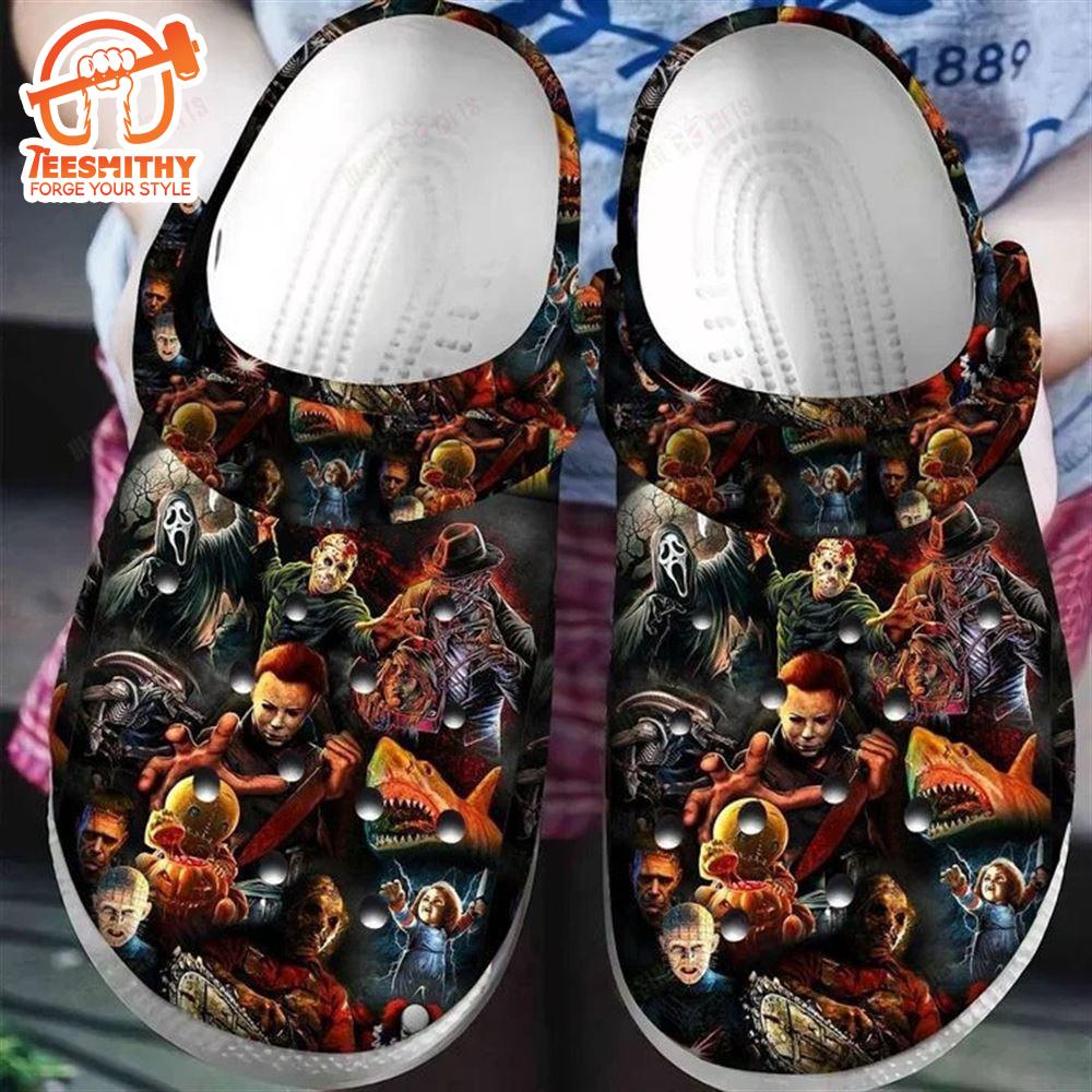 Horror Movies Halloween Classic Clogs