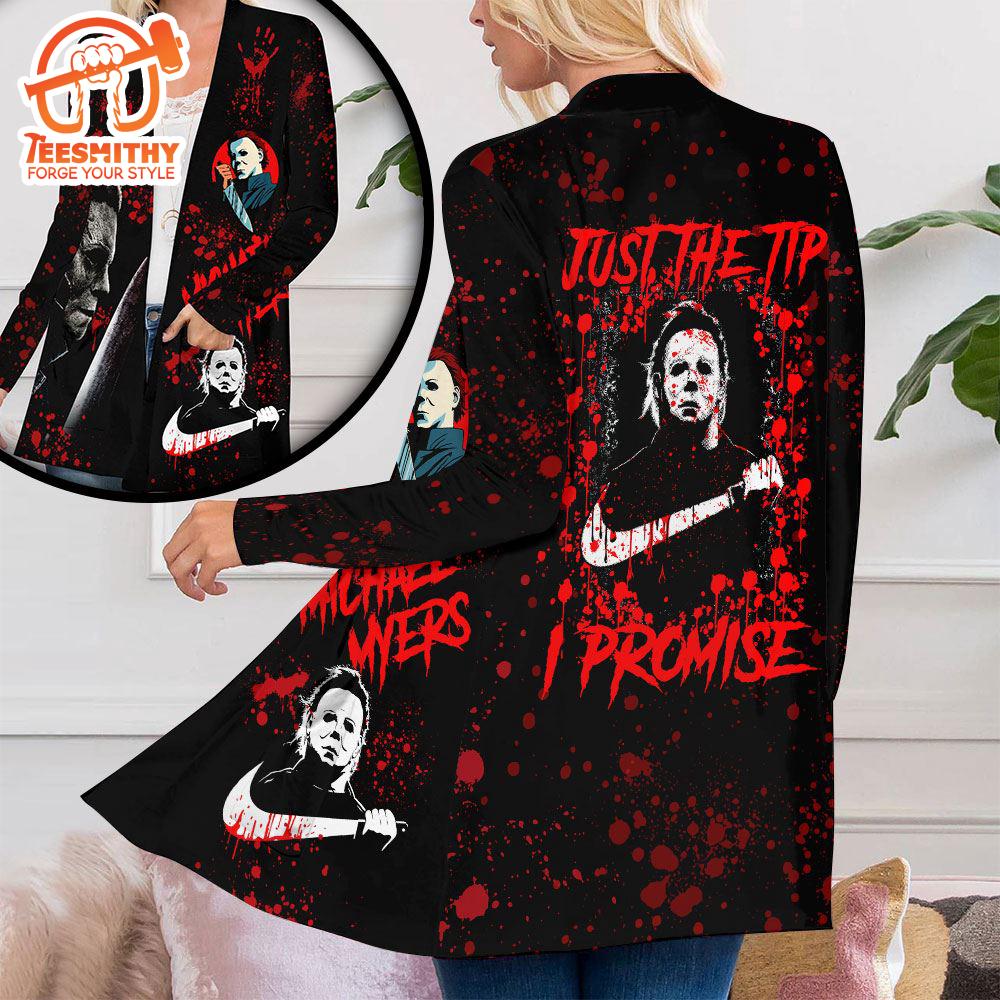 Horror Movies Women’s Patch Pocket Cardigan Gift Christmas