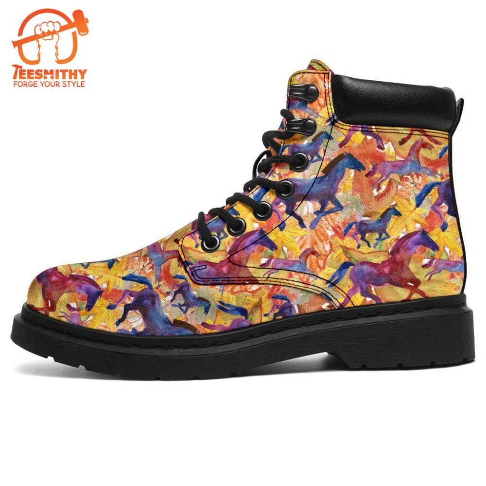 Horse Boots Animal Custom Shoes Funny For Horse Lover