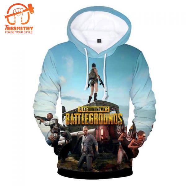 Hot Game Sweatshirt – Pubg Fashion All Over Print Hoodie For Gamers