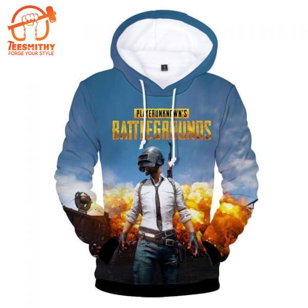 Hot Pubg – Fashion Game Playerunknown’S Battlegrounds Sweatshirt All Over Print Hoodie