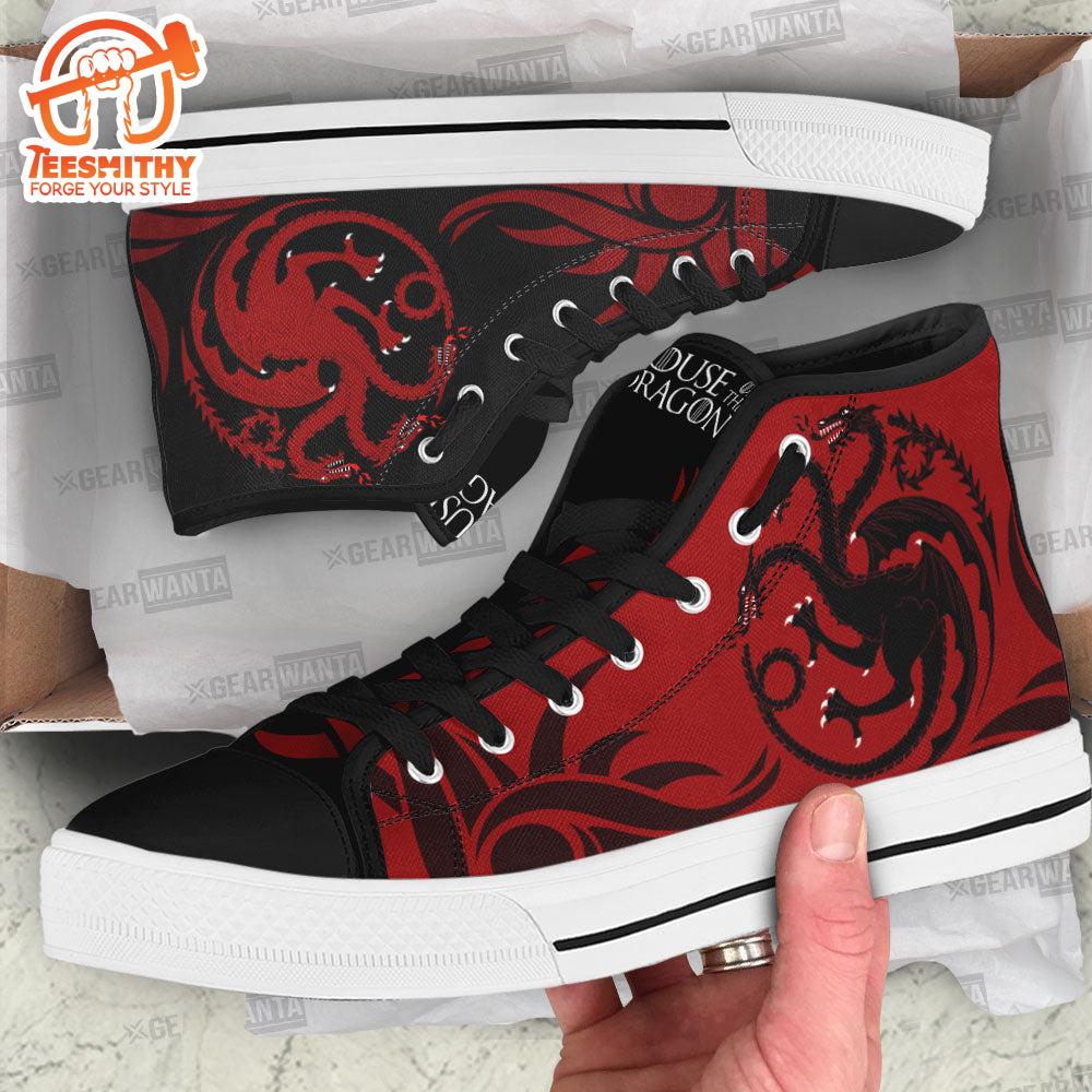 House Of Dragon High Top Shoes Custom For Fans