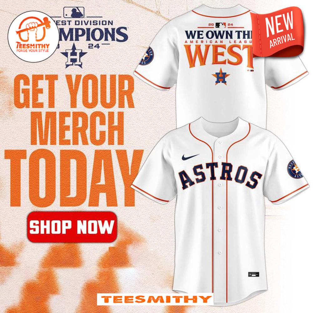 Houston Astros AL West Division 2024 Champions Limited Baseball Jersey