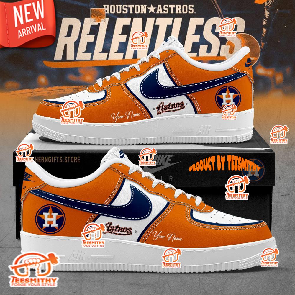 Houston Astros Relentless Limited Edition Air Force 1 Shoes