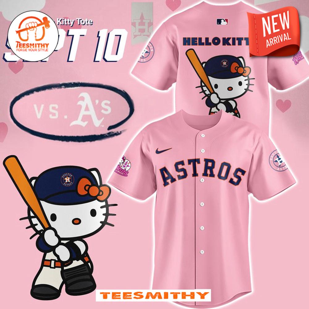 Houston Astros x Hello Kitty Limited Edition Baseball Jersey