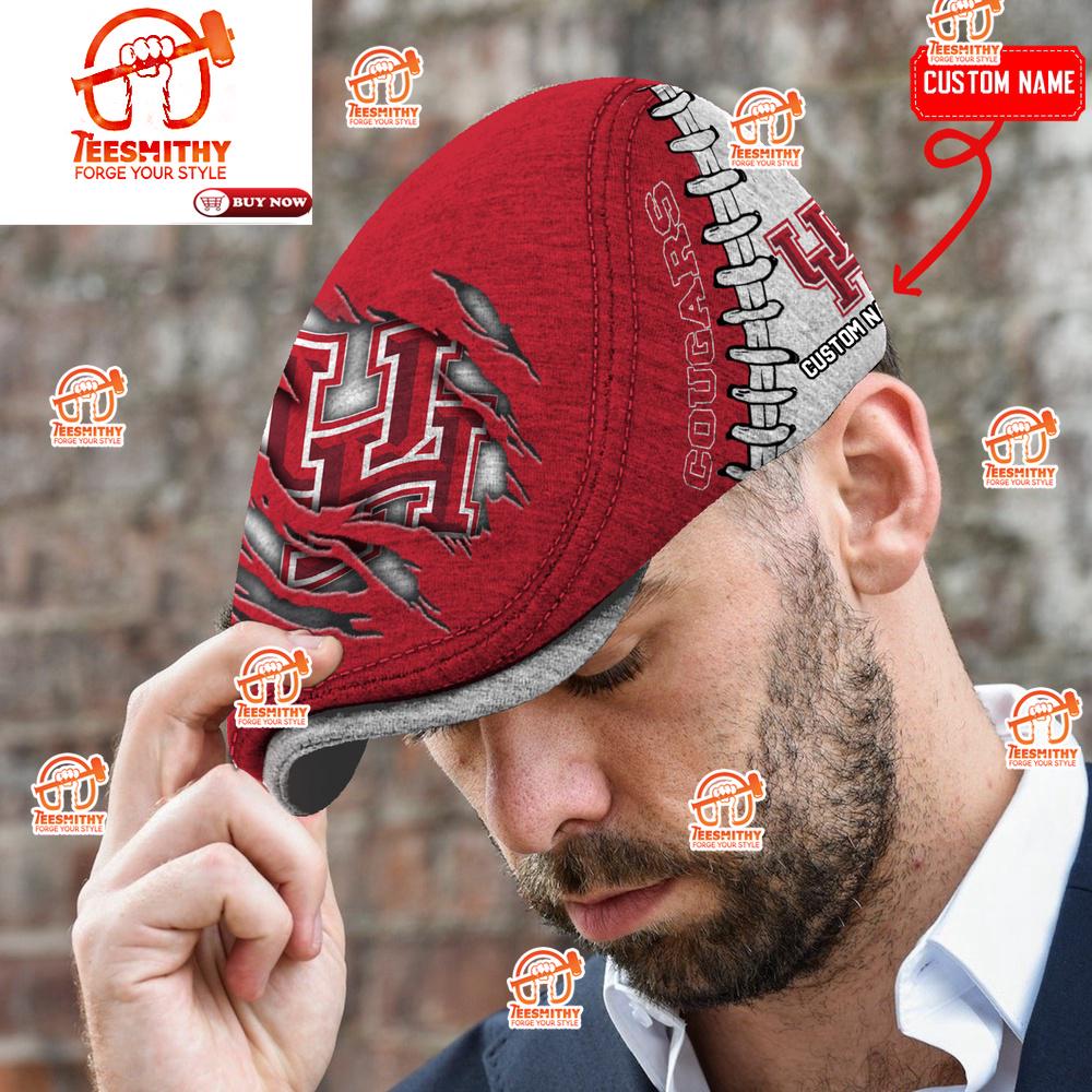 Houston Cougars NCAA Personalized Jeff Cap