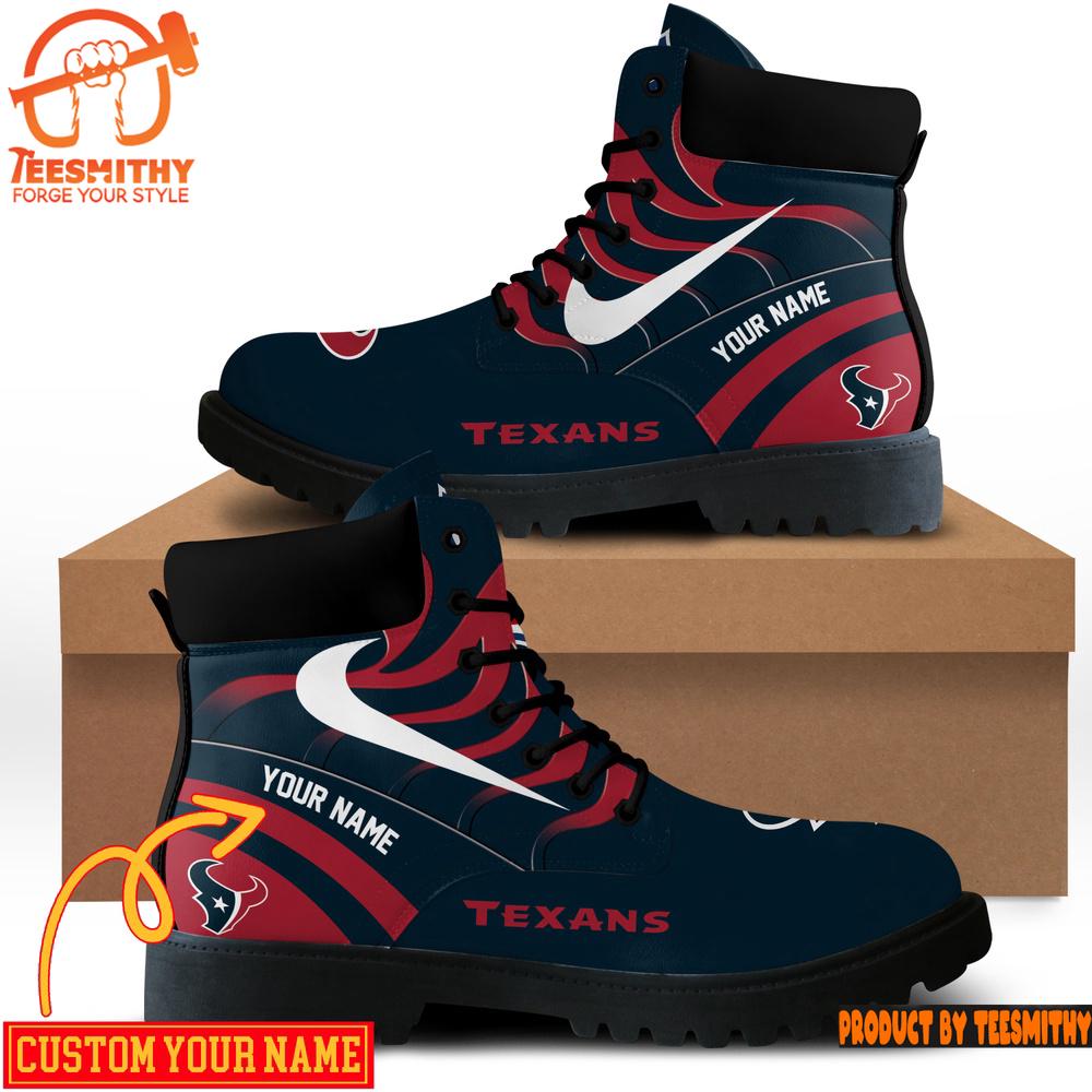 Houston Texans Custom Boots Shoes Idea Gift For Fan