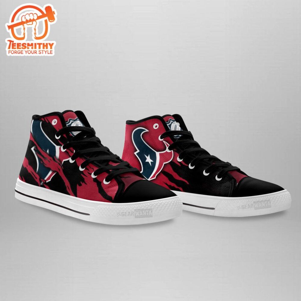 Houston Texans High Top Shoes Custom For Fans