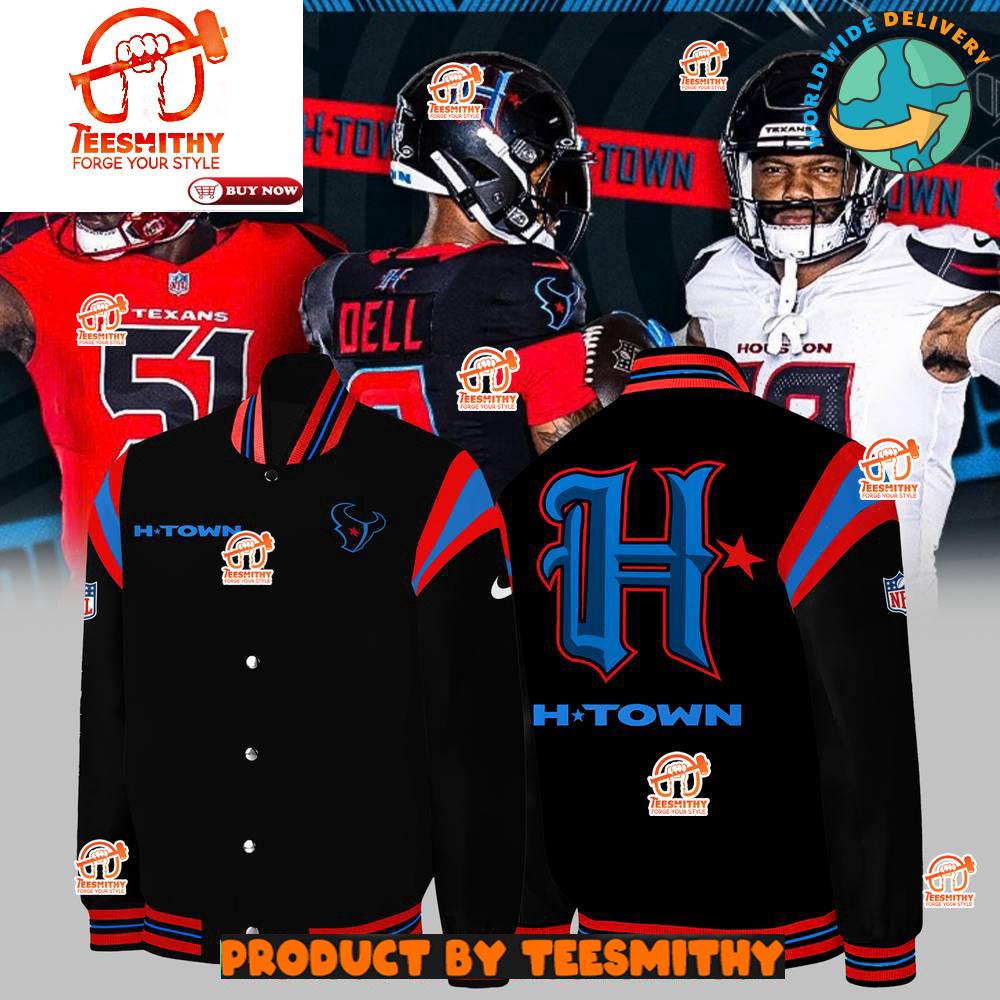 Houston Texans H-Town Blue Limited Edition Baseball Jacket