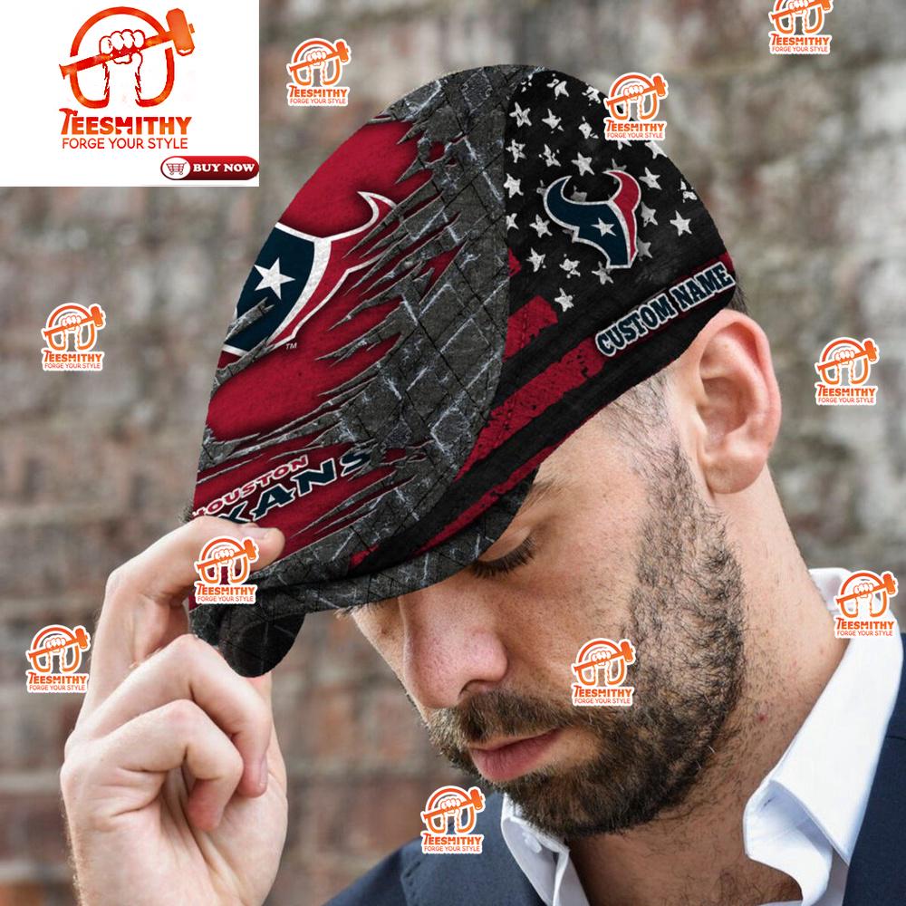 Houston Texans NFL Personalized Jeff Cap