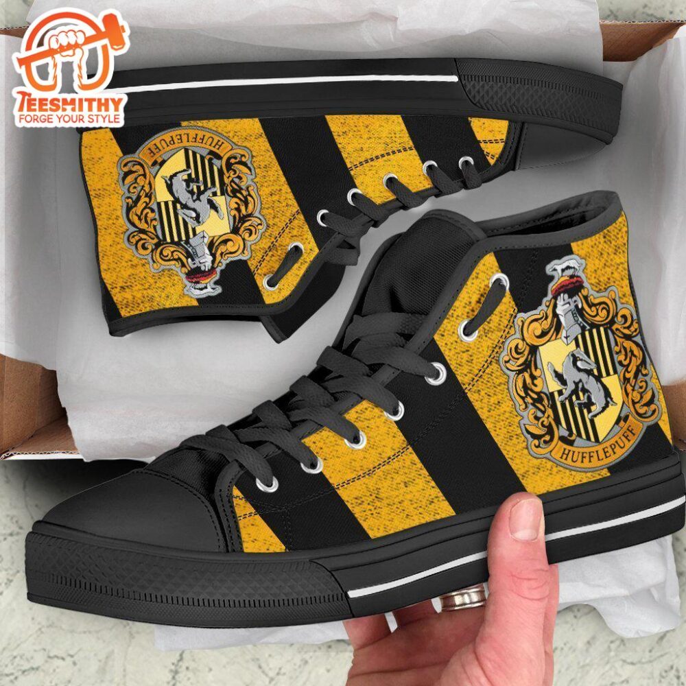 Hufflepuff High Top Shoes Harry Potter Custom