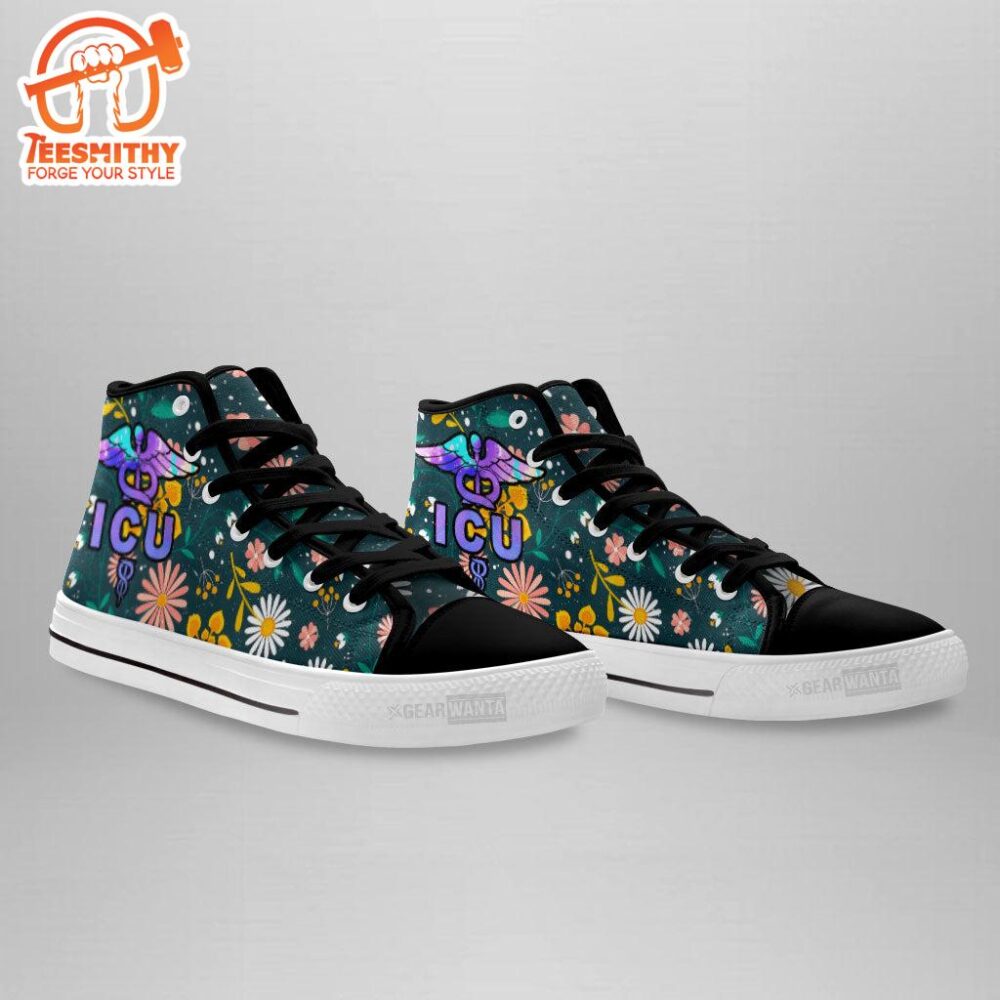 ICU Nurse High Top Shoes Custom