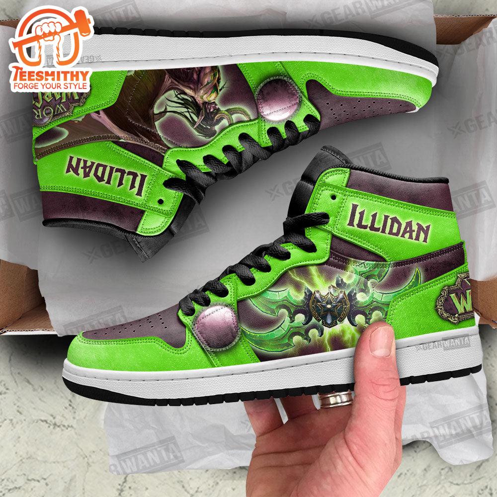 Illidan World of Warcraft Shoes Custom For Fans