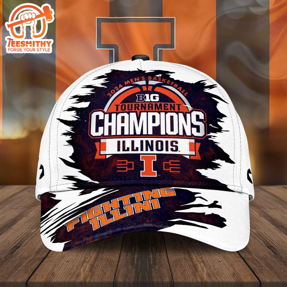 Illinois Fighting Illini Men’s Basketball Classic Cap Gift Christmas For Fans