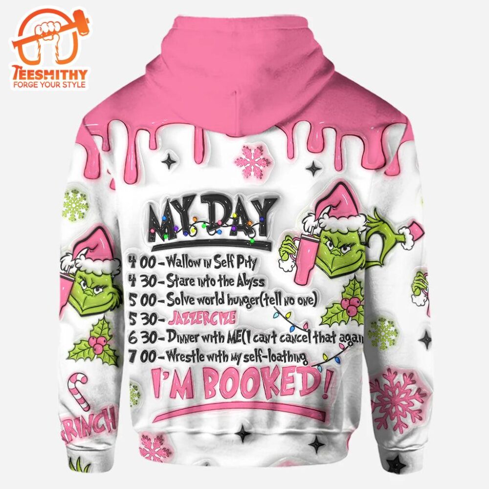 I’m Booked – Personalized Grinch Christmas Hoodie and Leggings