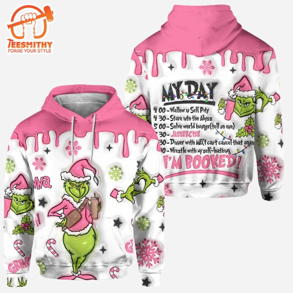 I’m Booked – Personalized Grinch Christmas Hoodie and Leggings