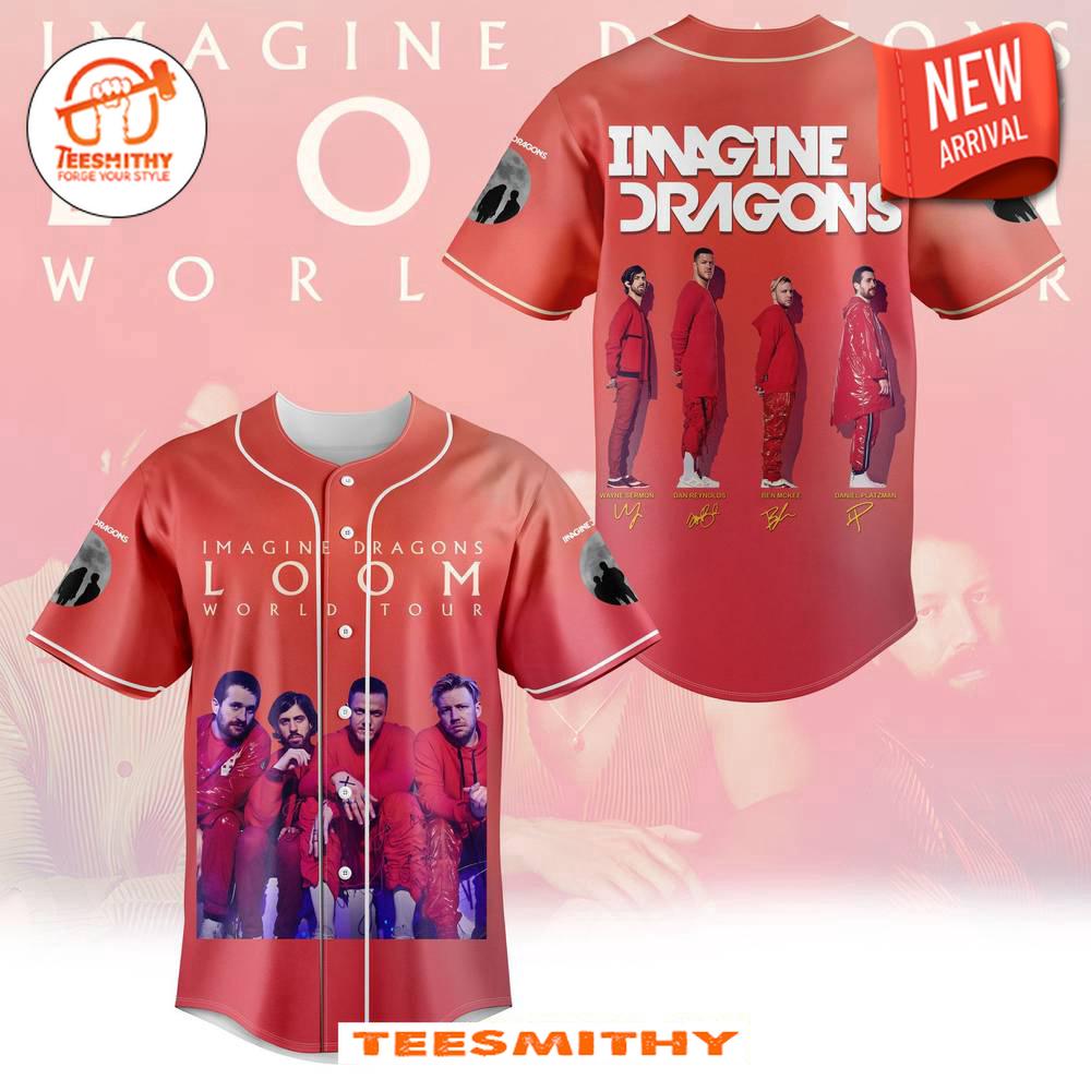 Imagine Dragons Loom World Tour Baseball Jersey