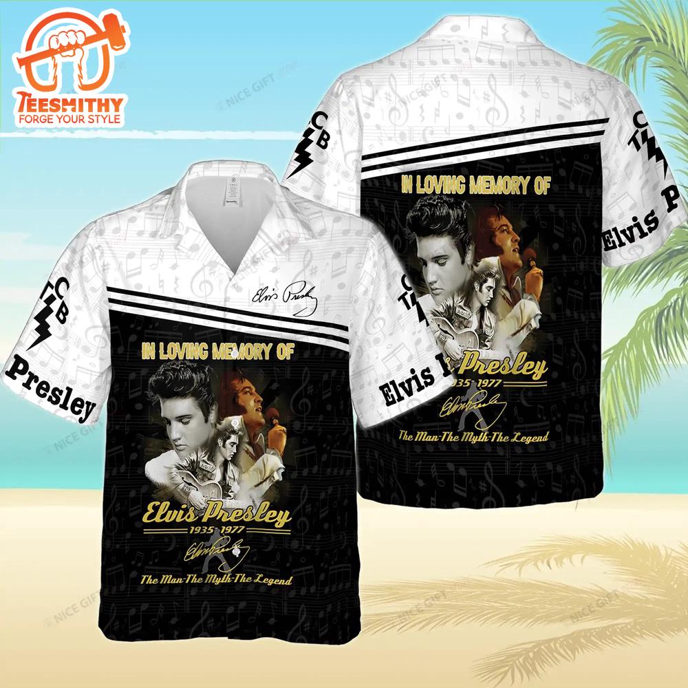 In Loving Memory Of Elvis Presley Hawaiian 3d Shirt