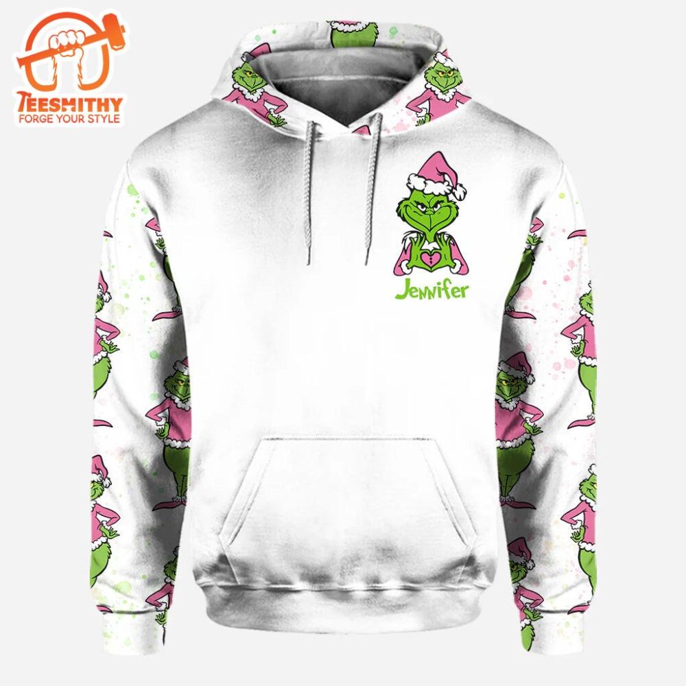 In My Era – Personalized Grinch Christmas Hoodie and Leggings