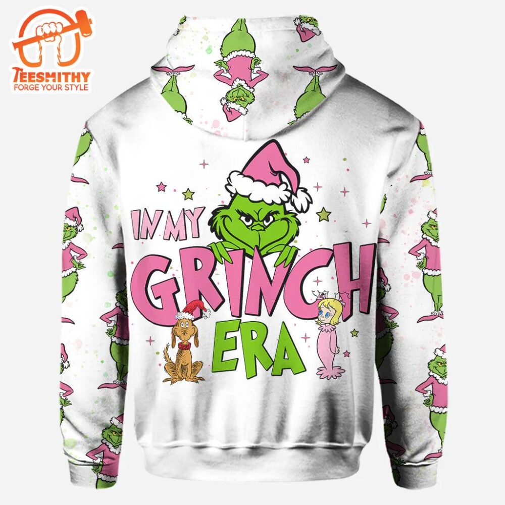 In My Era – Personalized Grinch Christmas Hoodie and Leggings