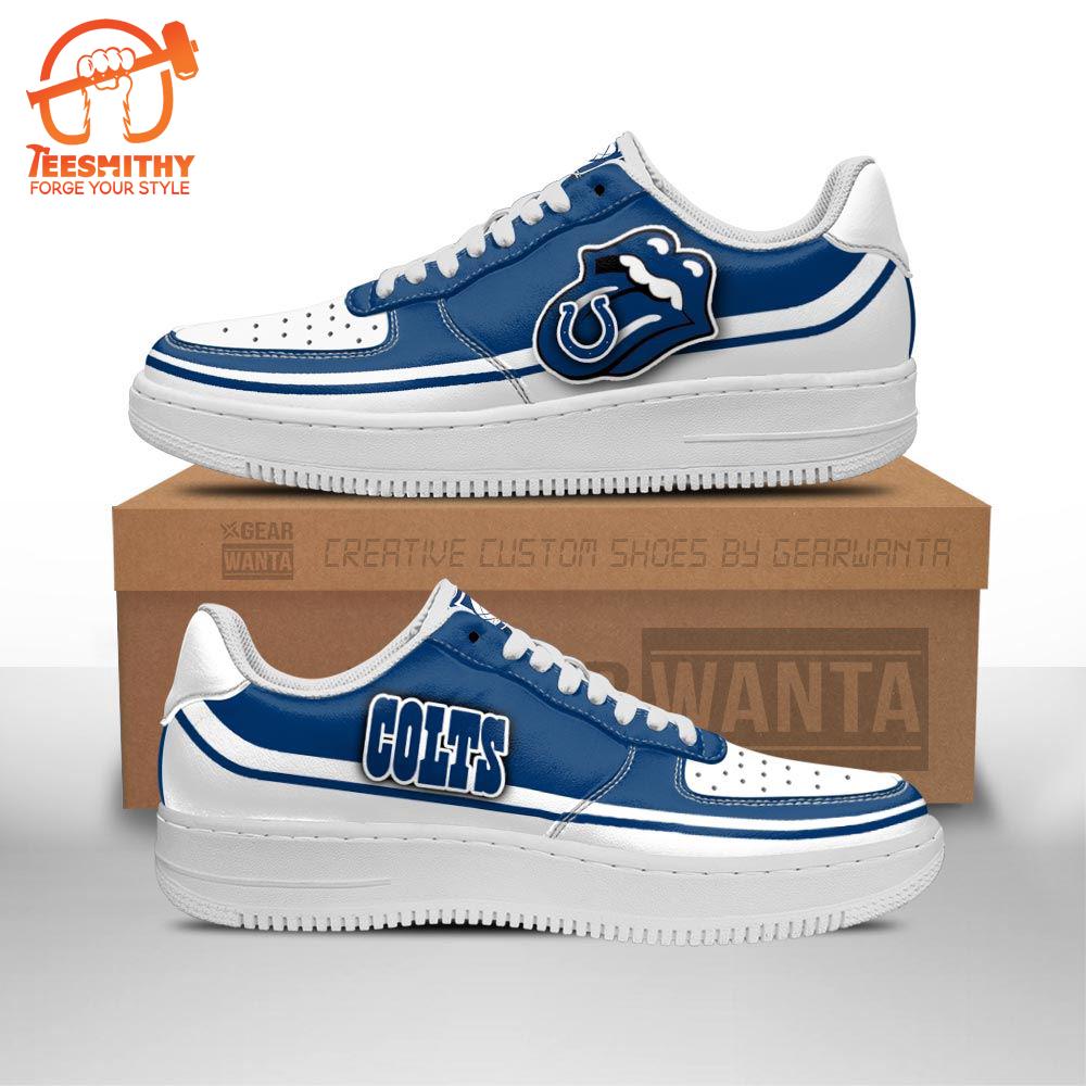 Indianapolis Colts Air Sneakers Custom Force Shoes Sexy Lips For Fans  Gift For Christmas