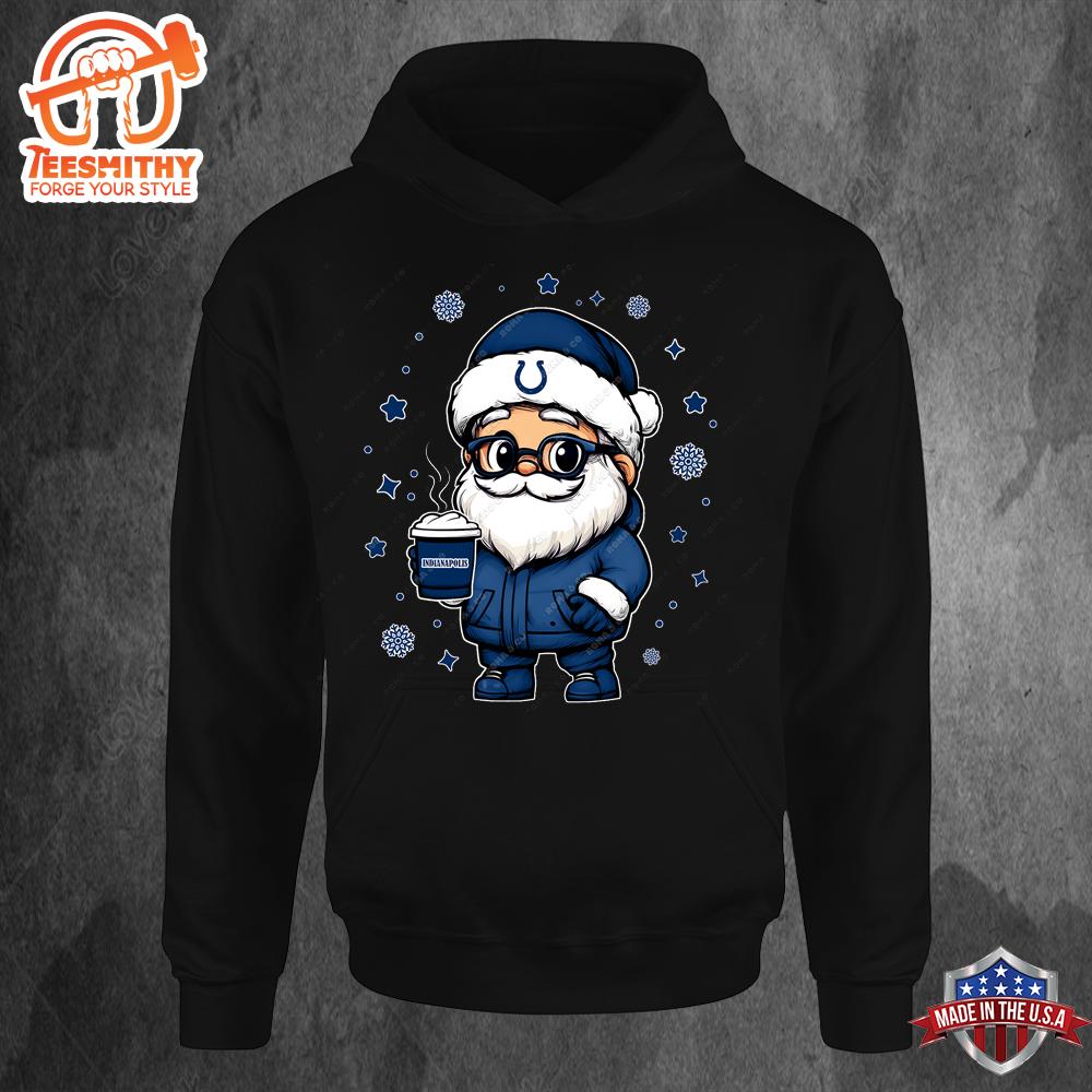 Indianapolis Colts Santa Christmas Football Hoodie