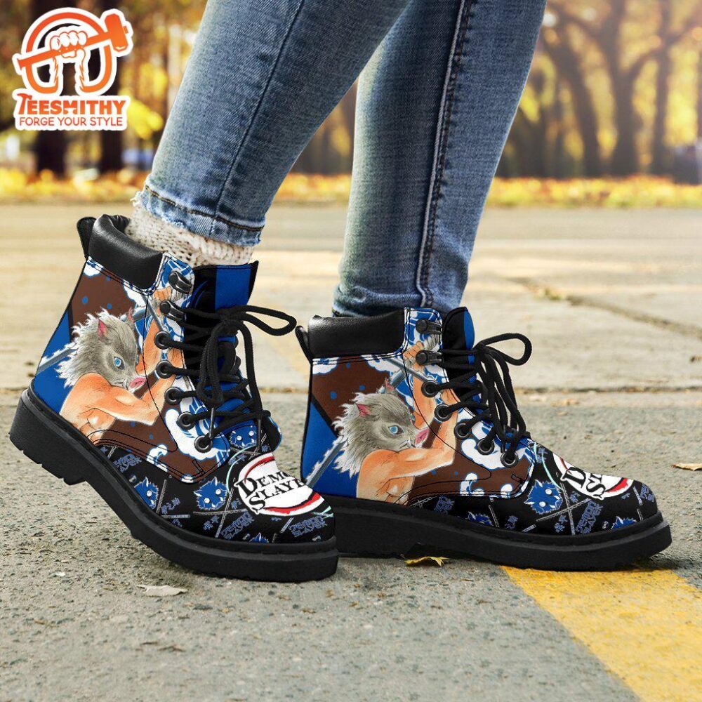 Inosuke Boots Shoes Demon Slayer Anime Custom