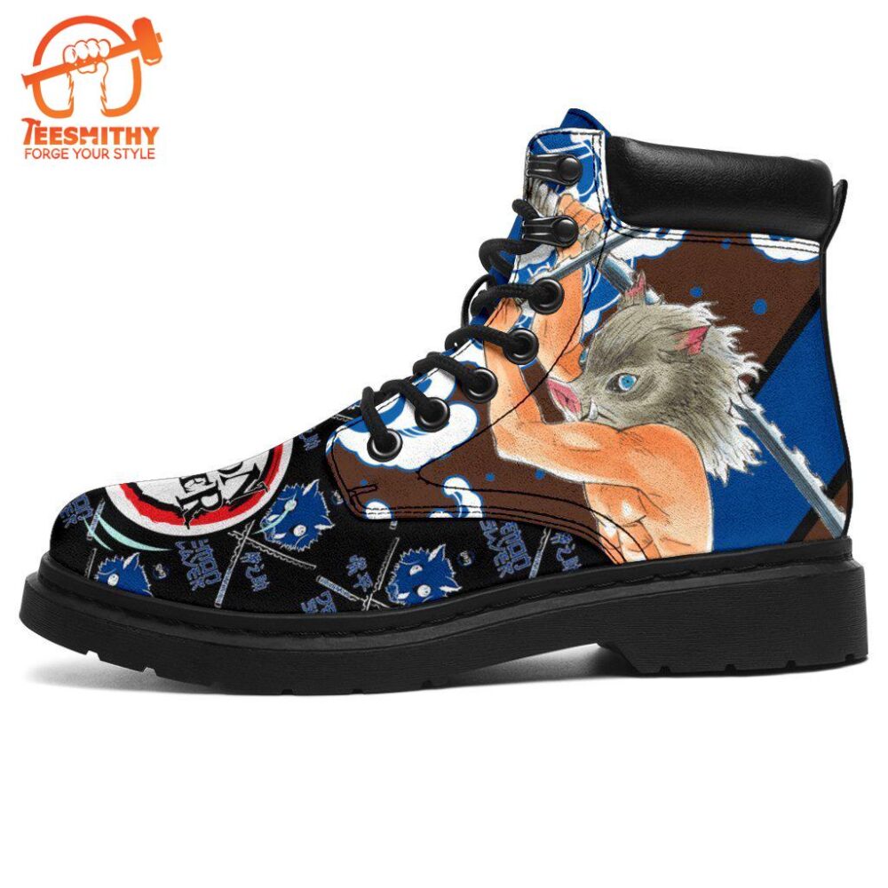 Inosuke Boots Shoes Demon Slayer Anime Custom