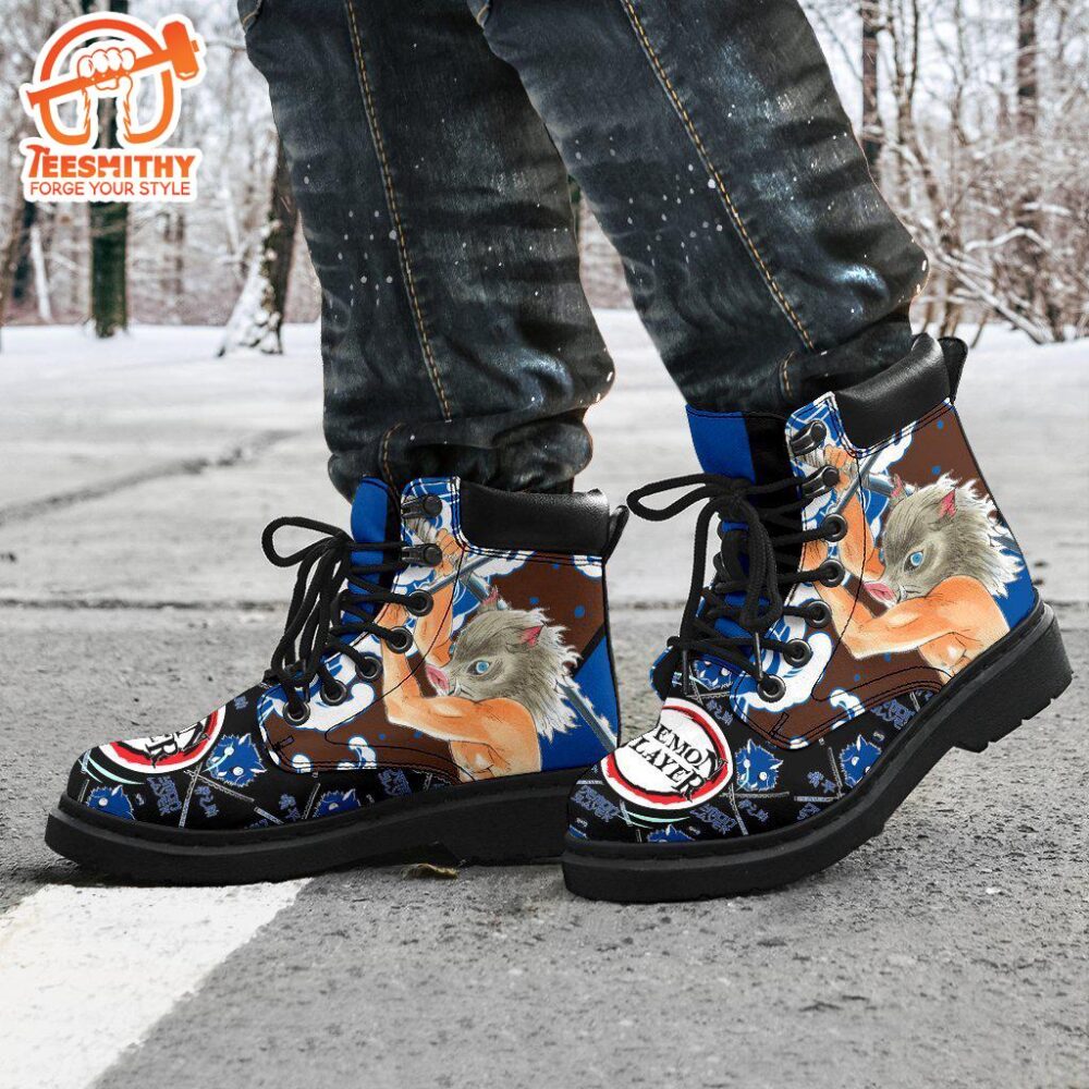 Inosuke Boots Shoes Demon Slayer Anime Custom